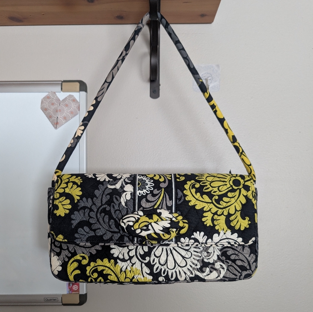 Vera Bradley Knot Just A Clutch Shoulder Bag | Retired Baroque Pattern